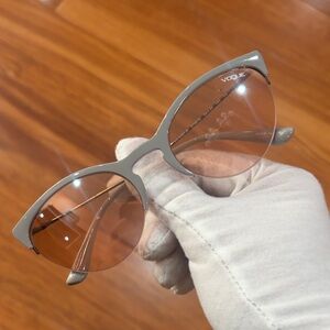 Vogue Women's Gray Sunglasses